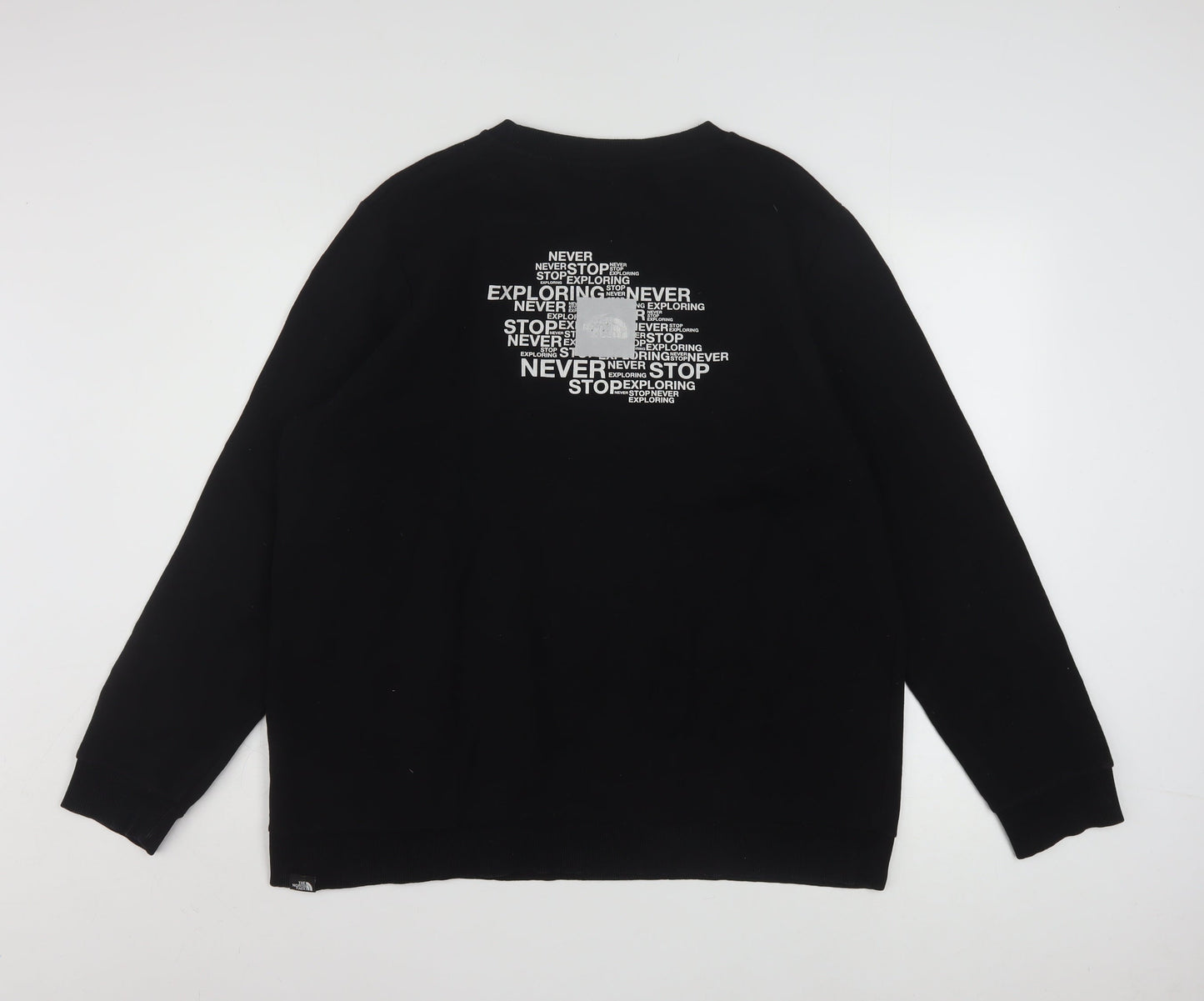 The North Face Womens Black XL Pullover Sweatshirt Crew Neck Fleece