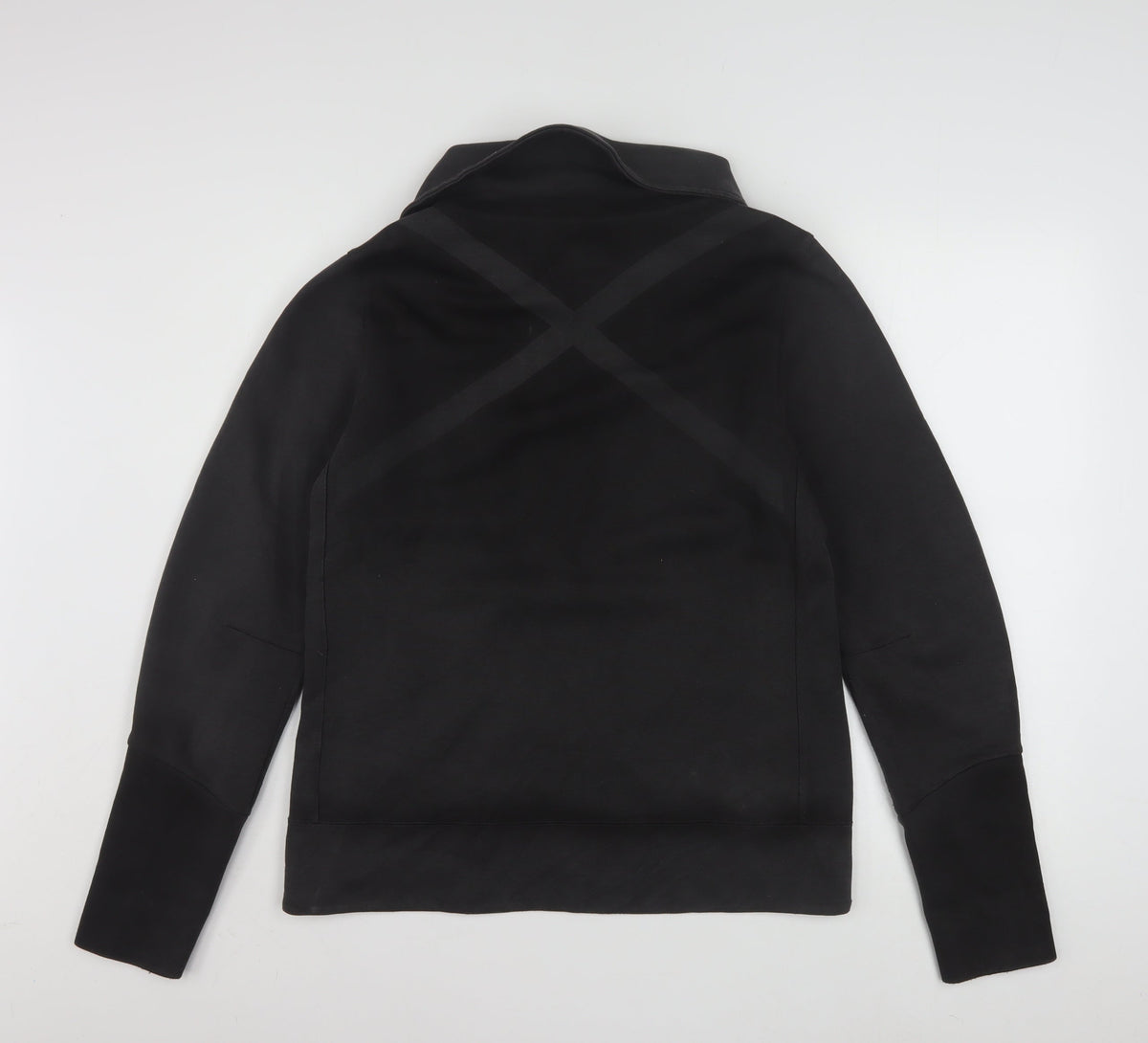 Reebok Womens Black CrossFit Track Jacket Size M Full Zip Activewear
