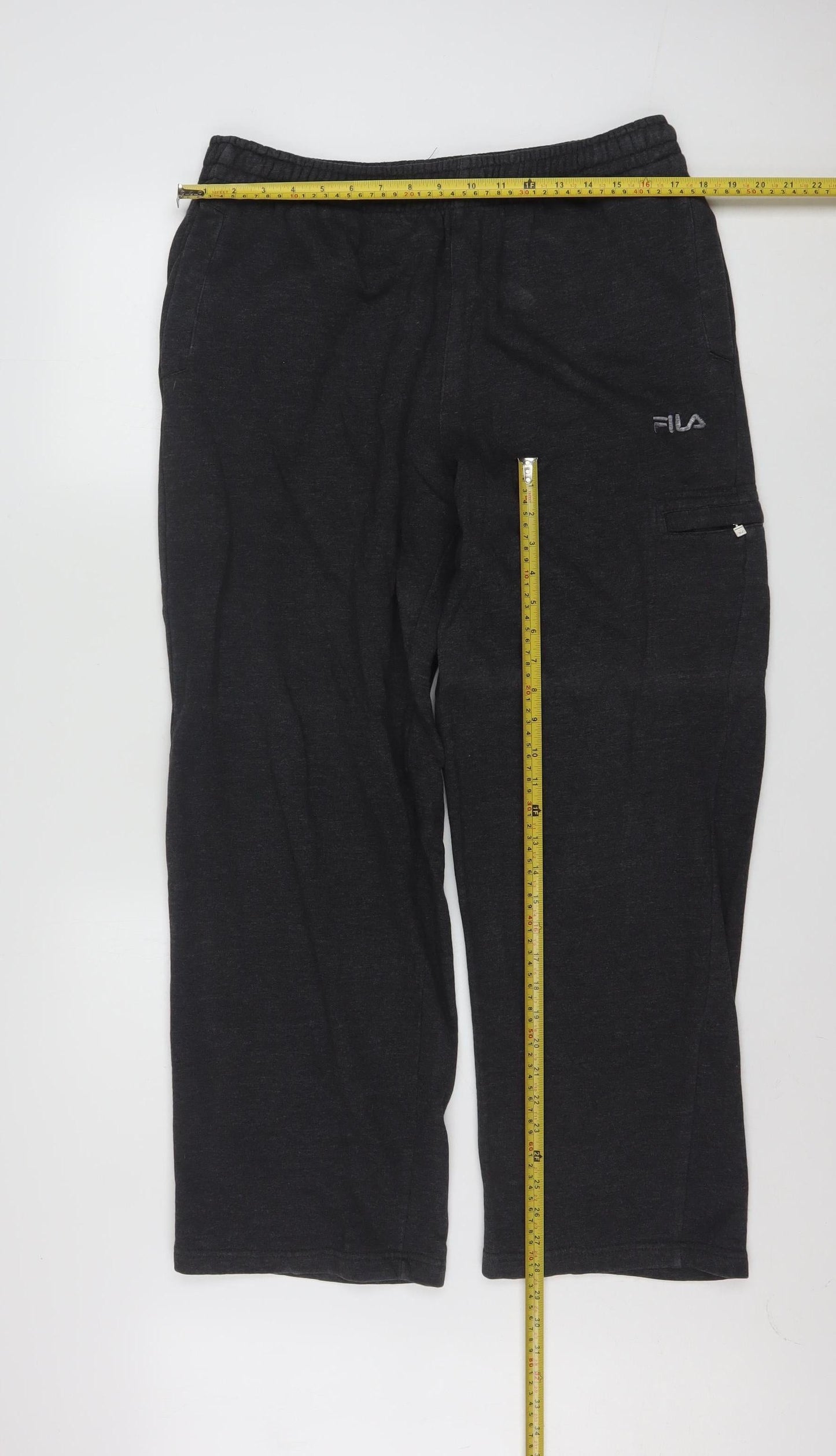FILA Men's Black Regular Fit Sweatpants M