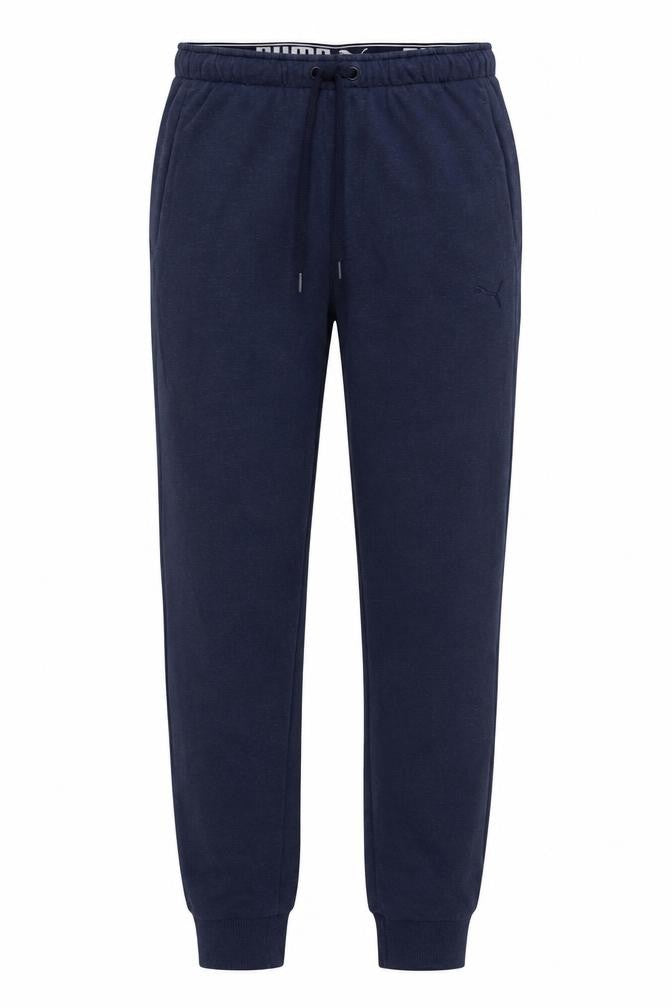 Puma Men's Blue Jogger Sweatpants M Cotton Blend Activewear