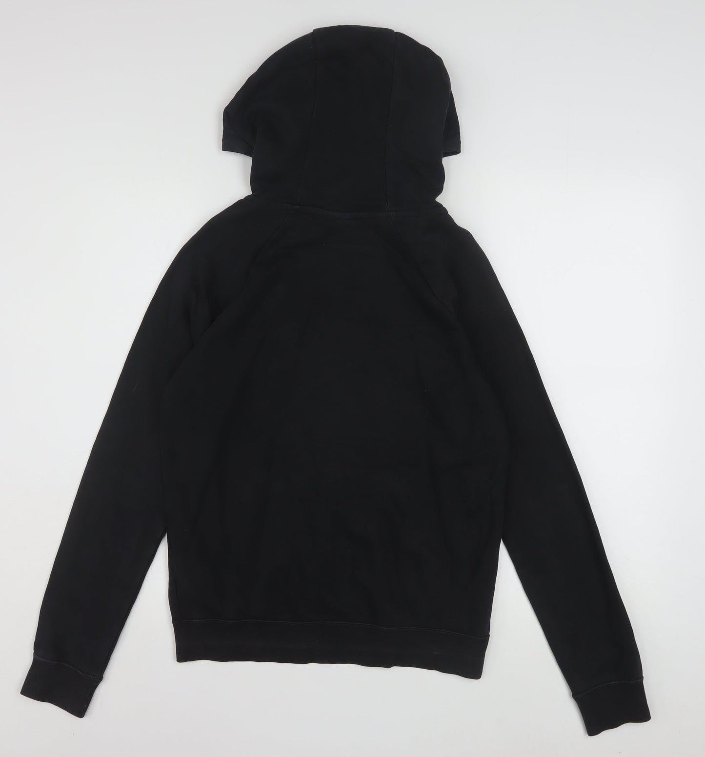 Nike Womens Black XS Pullover Hoodie Sweatshirt Cotton Blend