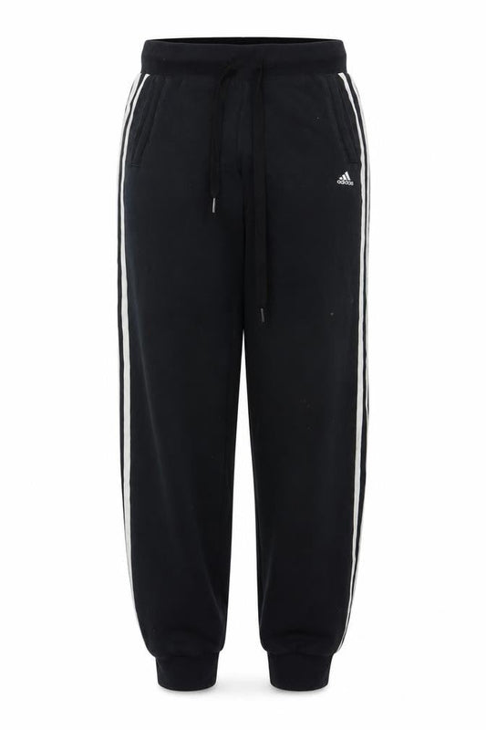 Adidas Women’s Black XS Jogger Trousers with Side Stripes