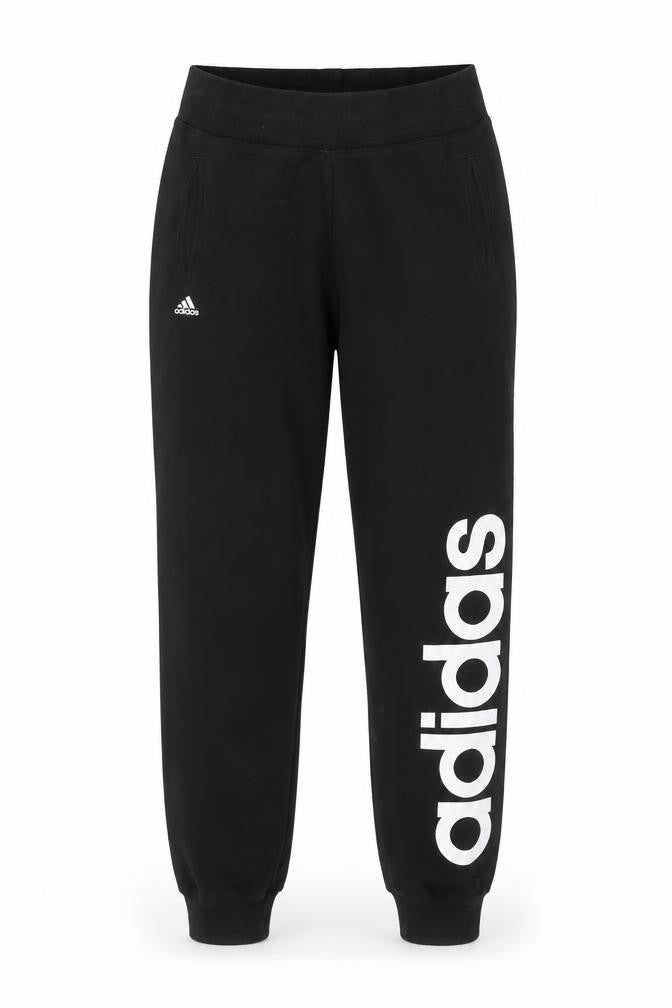 Adidas Women Black Jogger Trousers S Sport Essentials Climalite