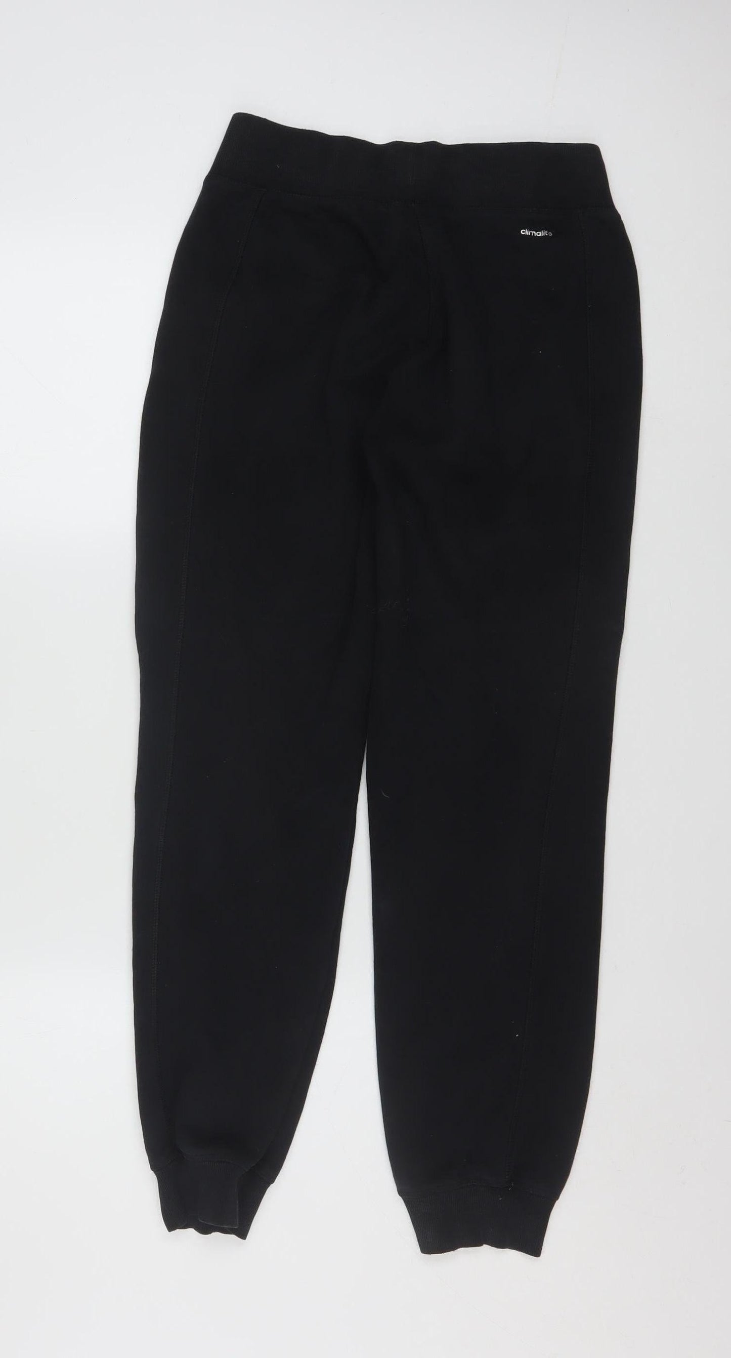 Adidas Women Black Jogger Trousers S Sport Essentials Climalite