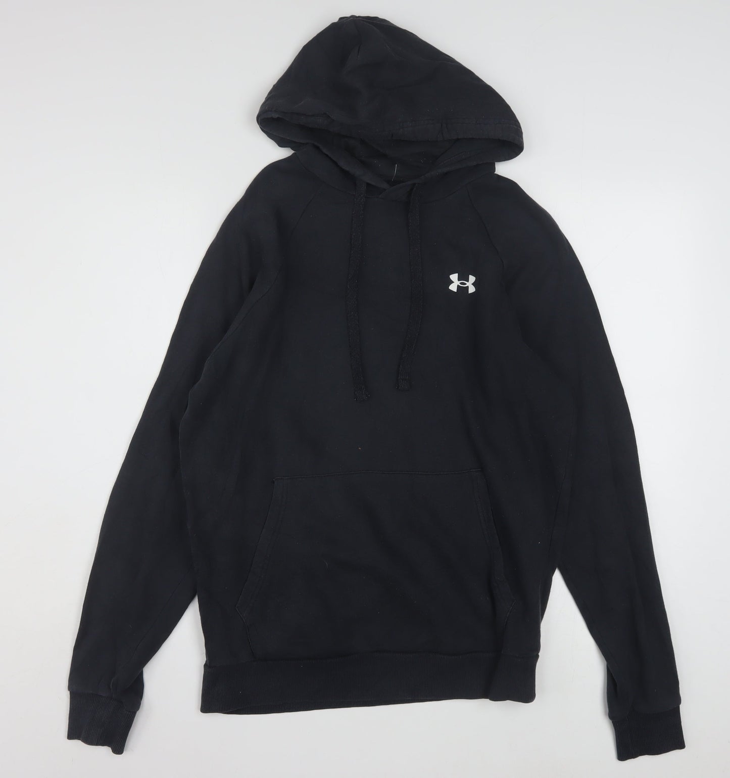 Under Armour Men's Black Pullover Hoodie Small Relaxed Fit Sportswear