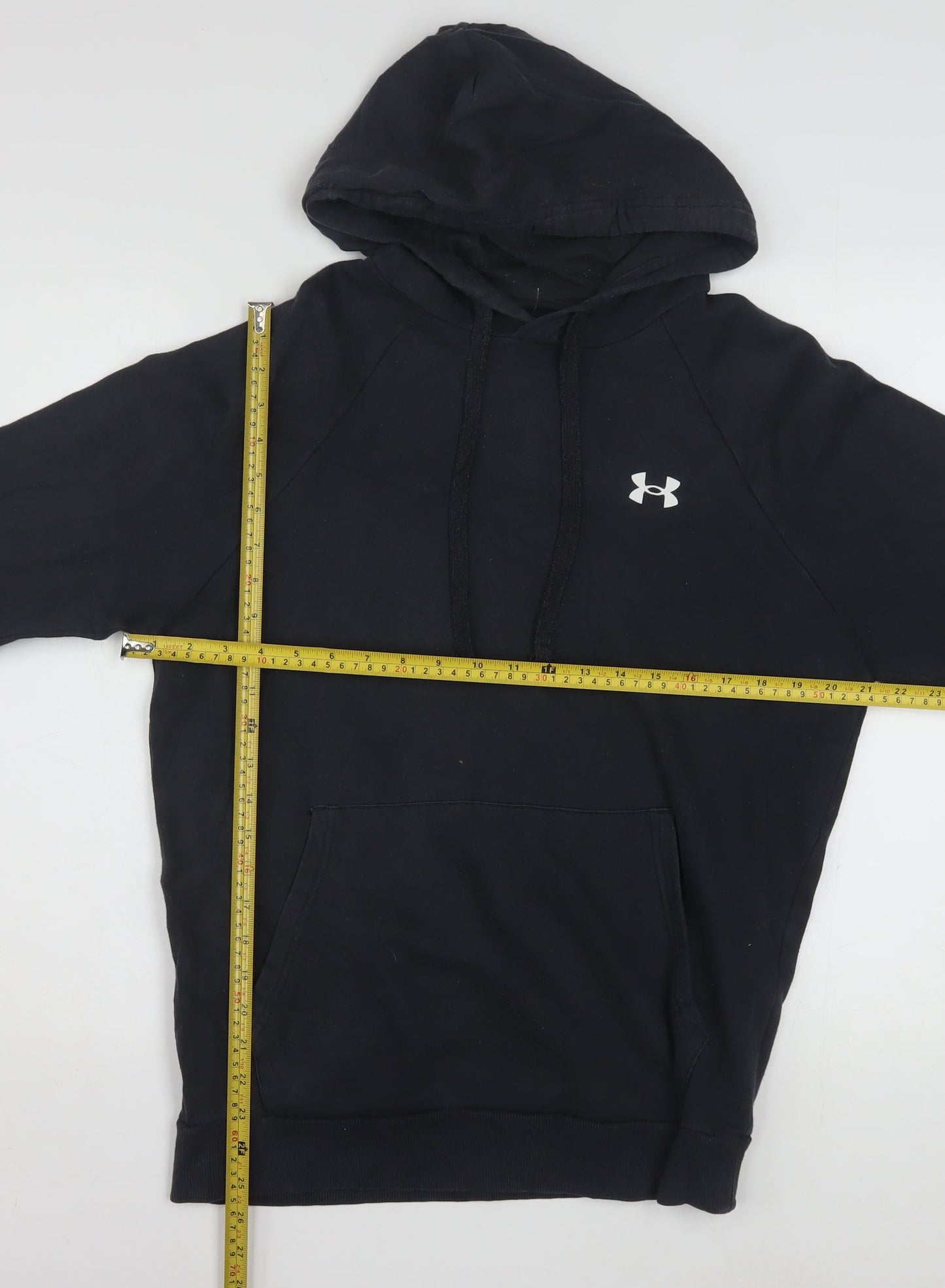 Under Armour Men's Black Pullover Hoodie Small Relaxed Fit Sportswear