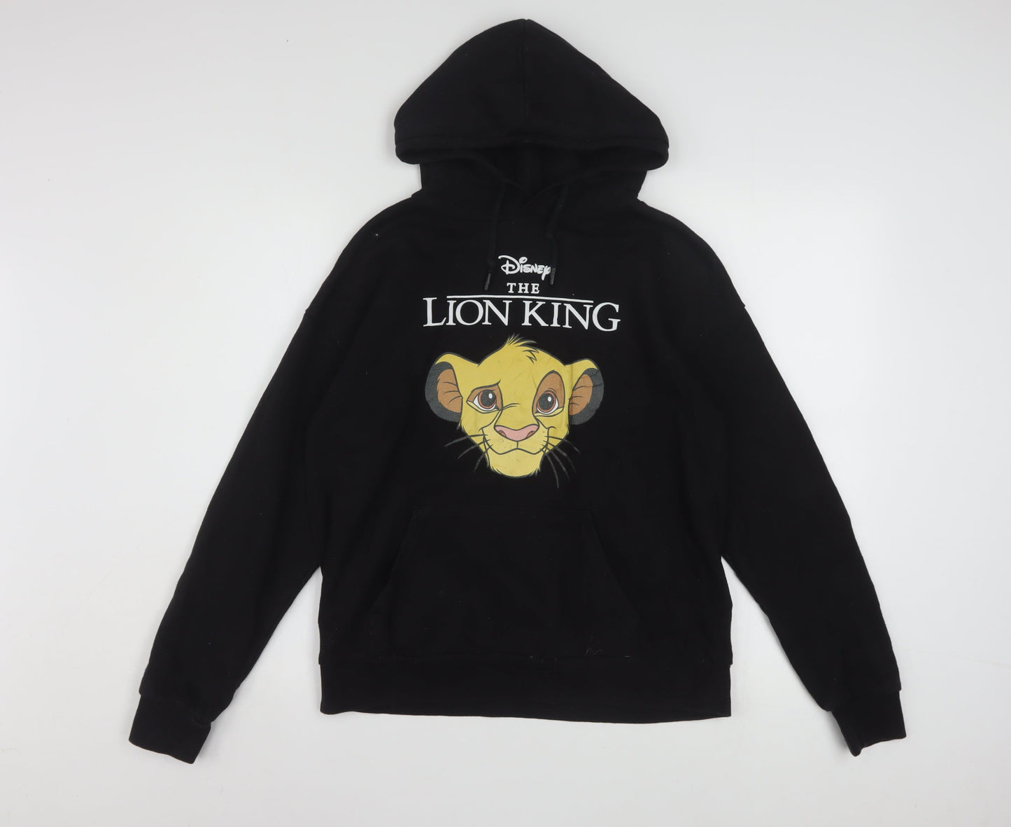 Disney The Lion King Black Hoodie Women XS Pullover Hooded Sweatshirt