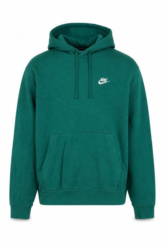 Nike Men's Green Pullover Hoodie Small Cotton Sportswear