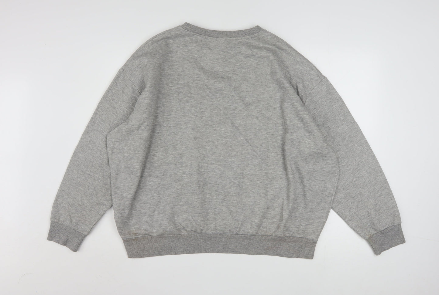 Disney Women’s Grey Mickey & Minnie Mouse XL Pullover Sweatshirt