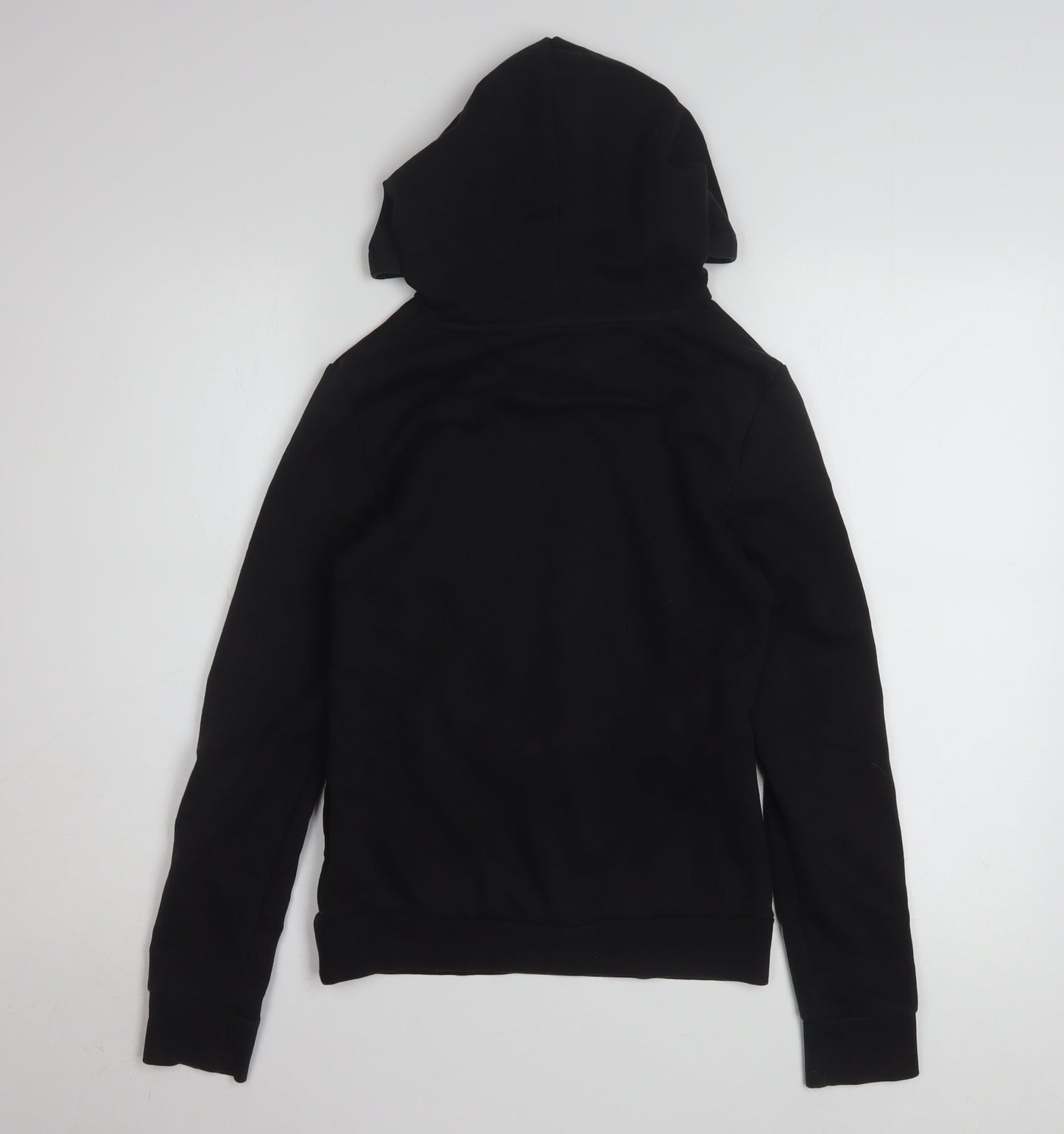 Adidas Women's Black 2XS Pullover Hoodie with Logo Design
