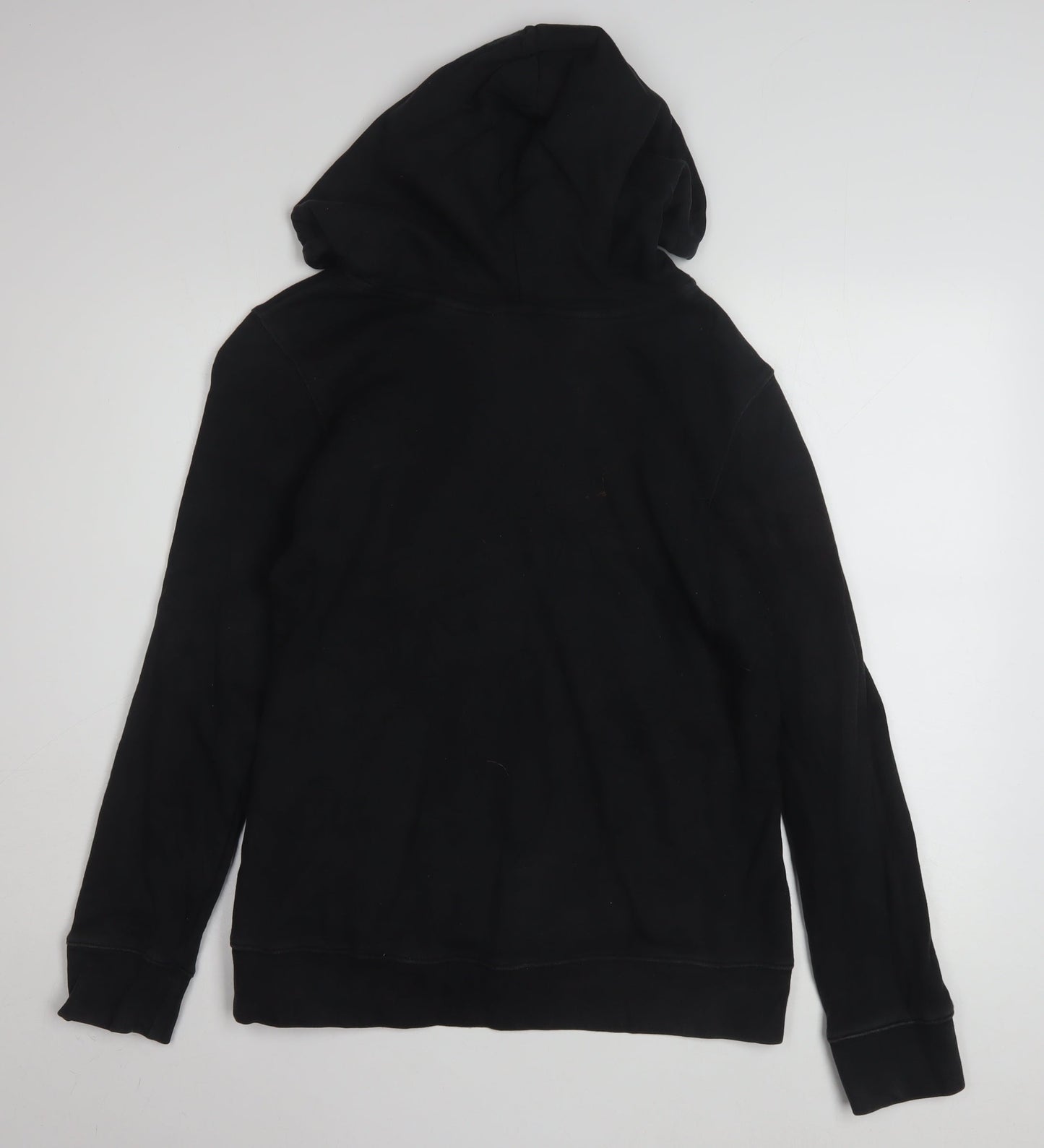 Adidas Womens Black Hoodie Size 10 Pullover Hooded Sweatshirt