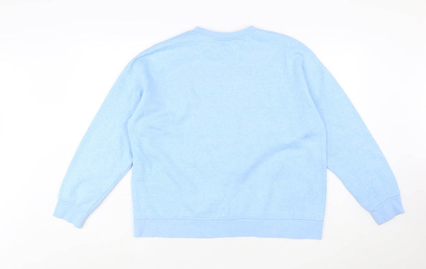 Disney Women Blue Mickey Mouse Pullover Sweatshirt Size M 12/14