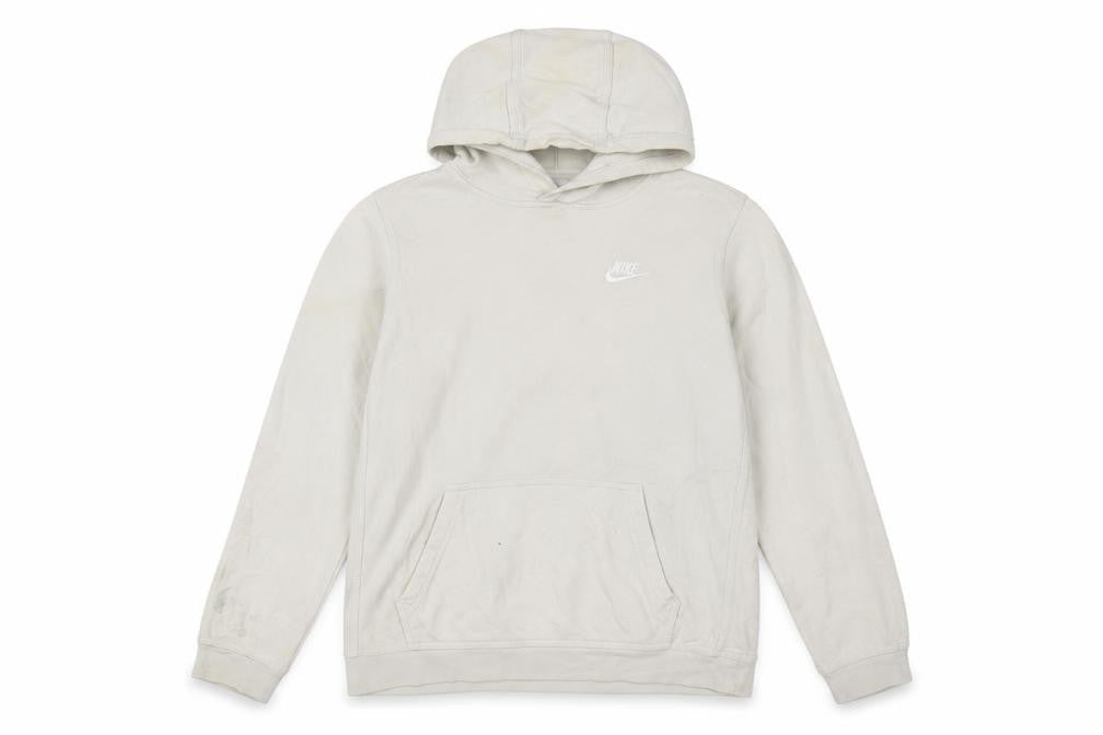 Nike Boys Beige Pullover Hoodie XL (158-170cm) Fleece Cotton Blend