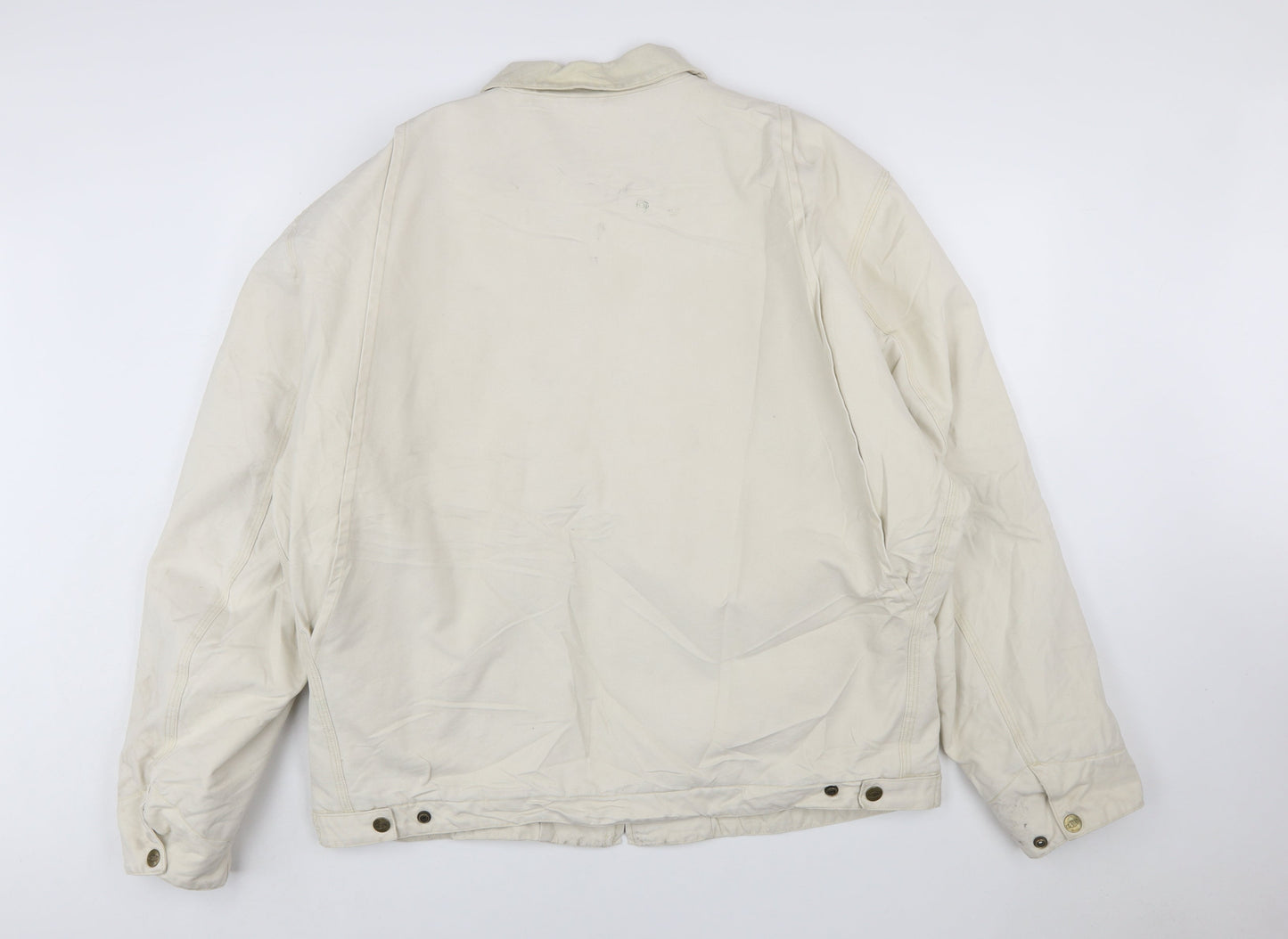 G-Star Men's Beige 2XL Full Zip Cotton Casual Jacket