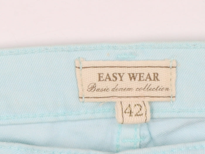 Easy Wear Women’s Blue Skinny Jeans Size 14 Regular Denim Stretch