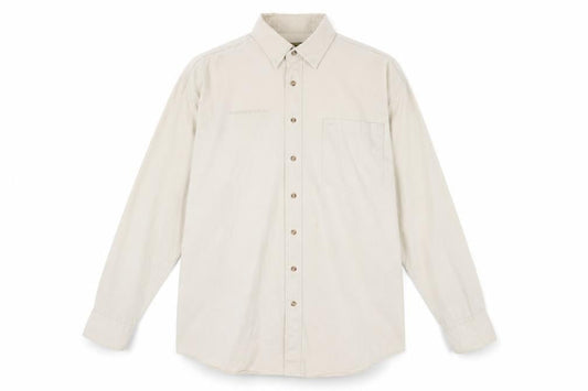 Rivers End Men's Beige Cotton Long Sleeve Button-Up Shirt XL
