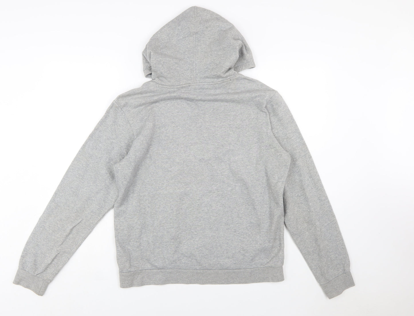 Champion Boys Grey Pullover Hoodie 2XL 15-16 Years Logo Print Cotton Blend