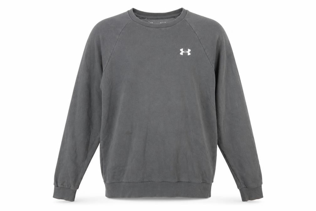 Under Armour Men's Grey Small Pullover Sweatshirt ColdGear Loose Fit