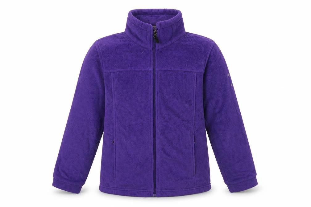 Columbia Girls Purple Fleece Full Zip Jacket Size 10-11 Years