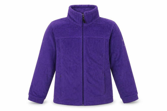 Columbia Girls Purple Fleece Full Zip Jacket Size 10-11 Years