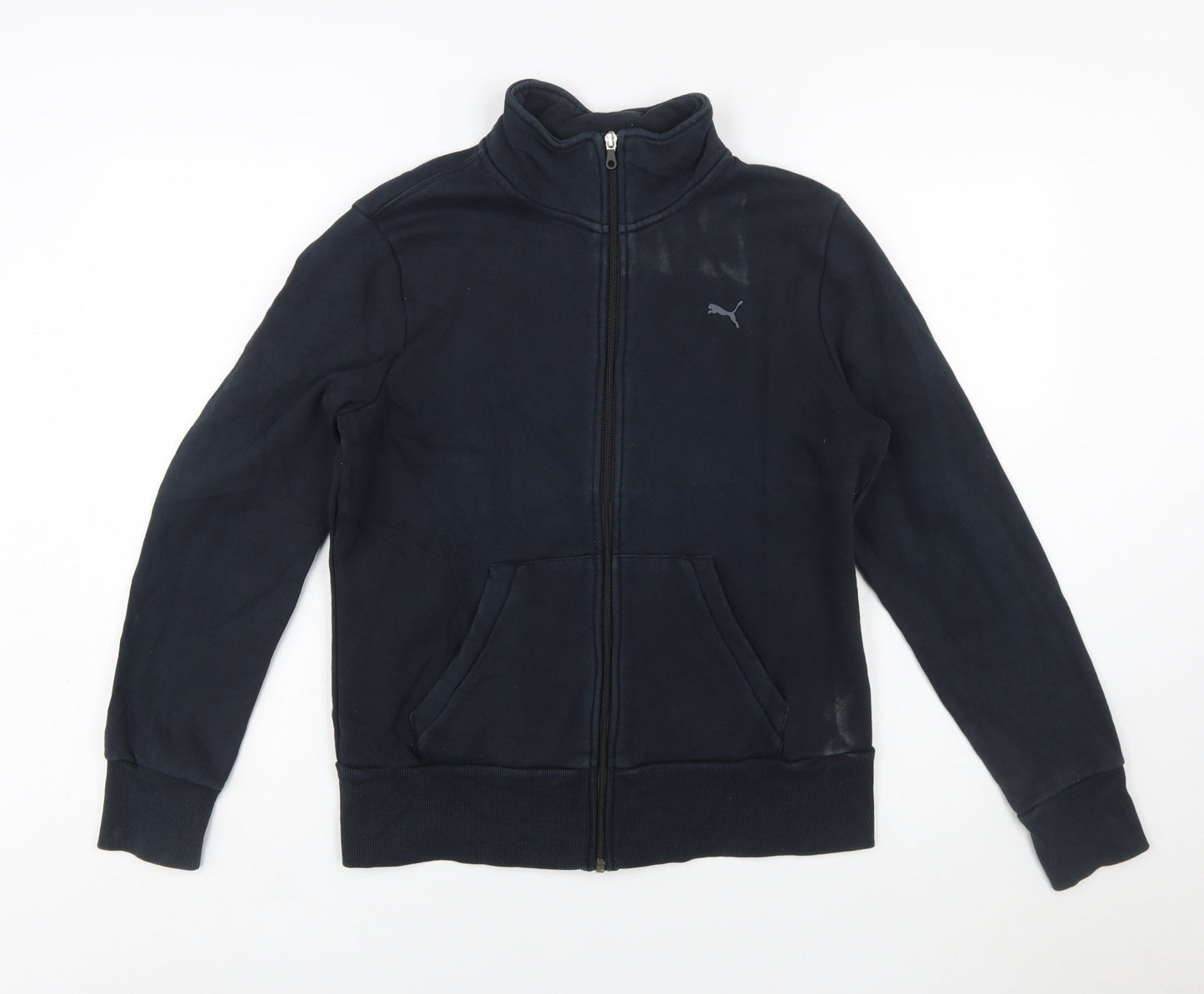 Puma Mens Black XL Full Zip Fleece Sweatshirt Jacket