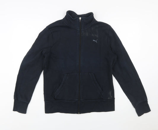Puma Mens Black XL Full Zip Fleece Sweatshirt Jacket