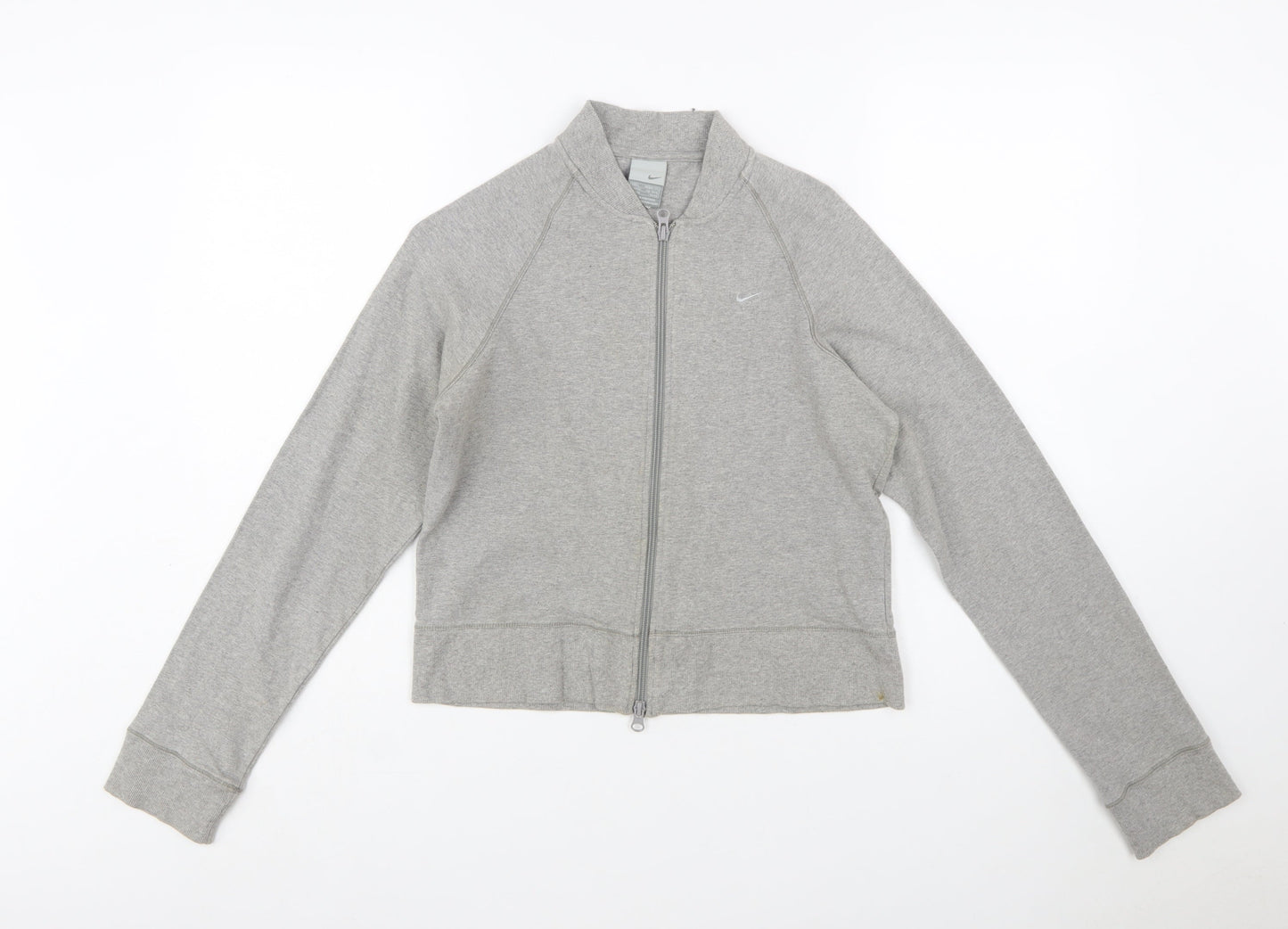 Nike Girls Grey Full Zip Sports Sweatshirt Size L