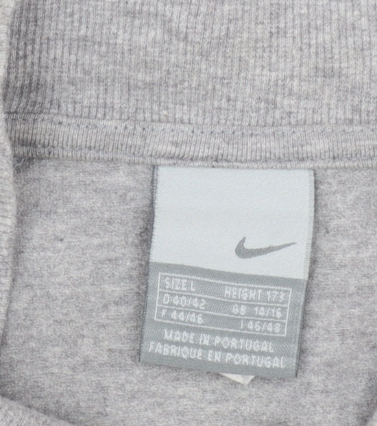 Nike Girls Grey Full Zip Sports Sweatshirt Size L