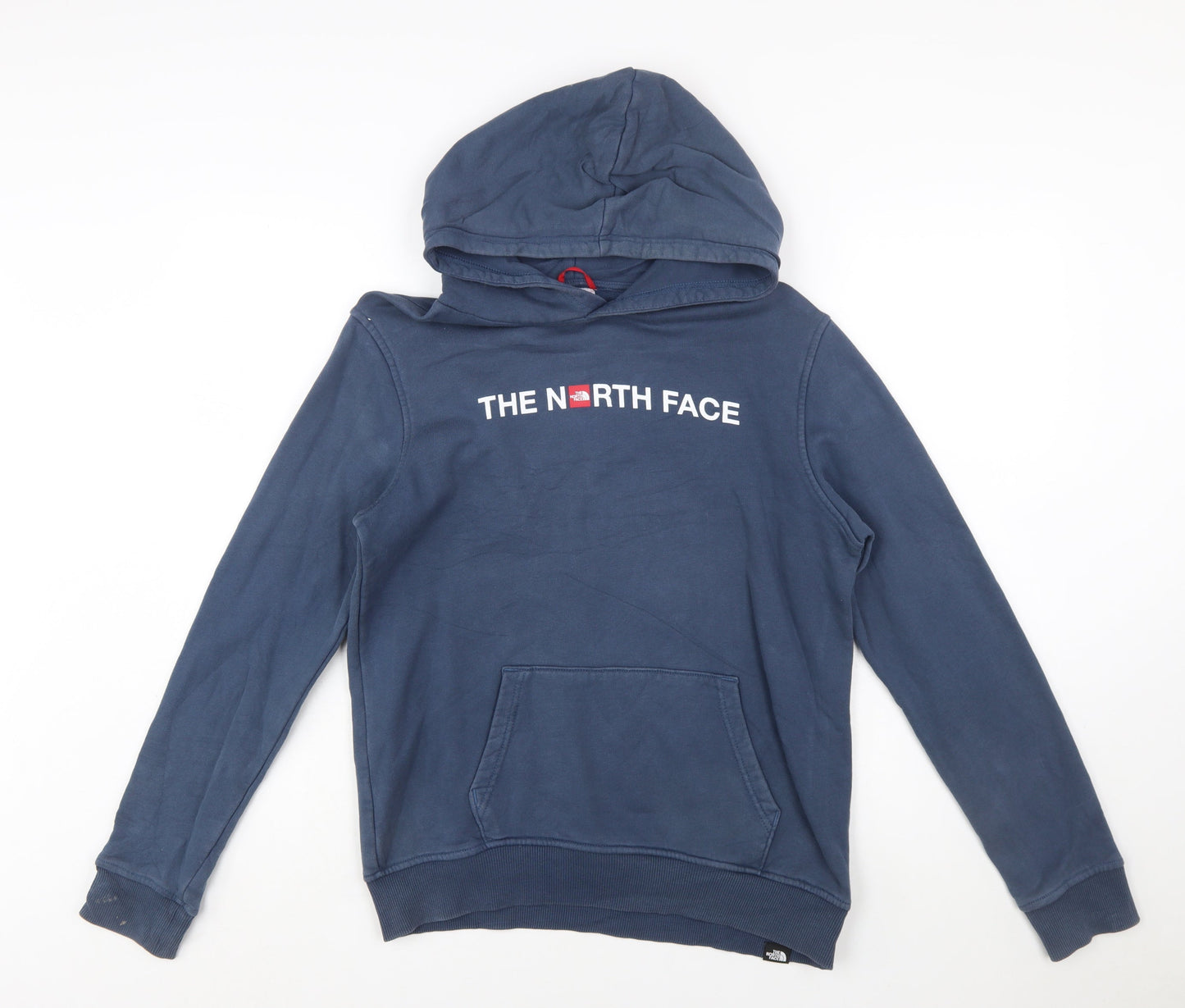 The North Face Boys Blue Pullover Hoodie XL Cotton Outdoor Sweatshirt