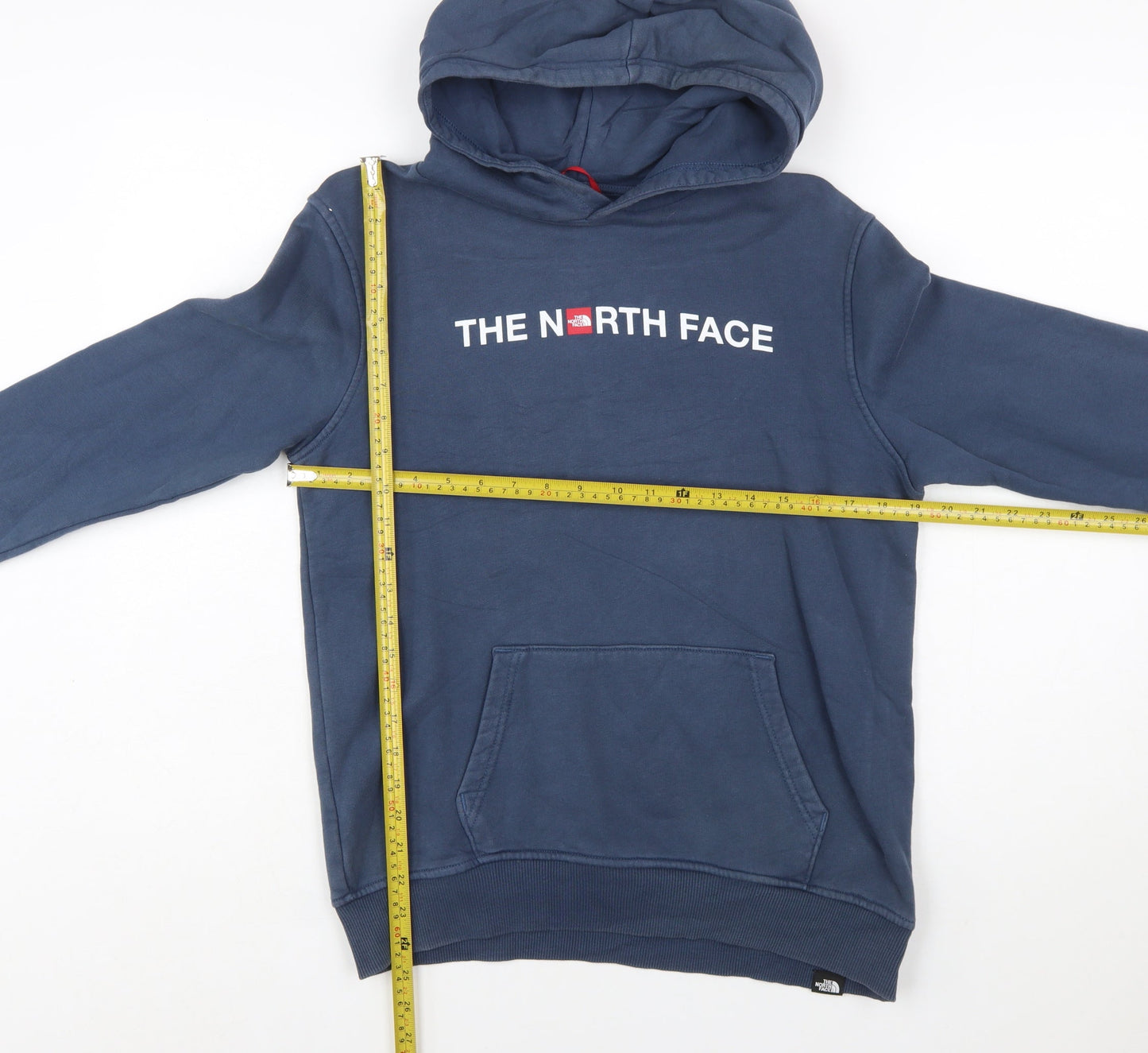 The North Face Boys Blue Pullover Hoodie XL Cotton Outdoor Sweatshirt