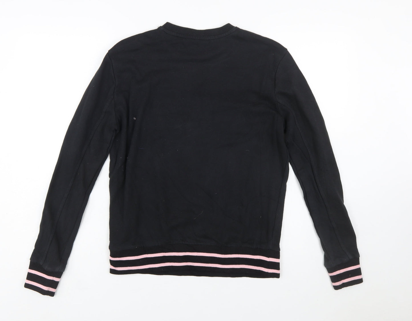 Fila Women's Black Small Crew Neck Pullover Sweatshirt