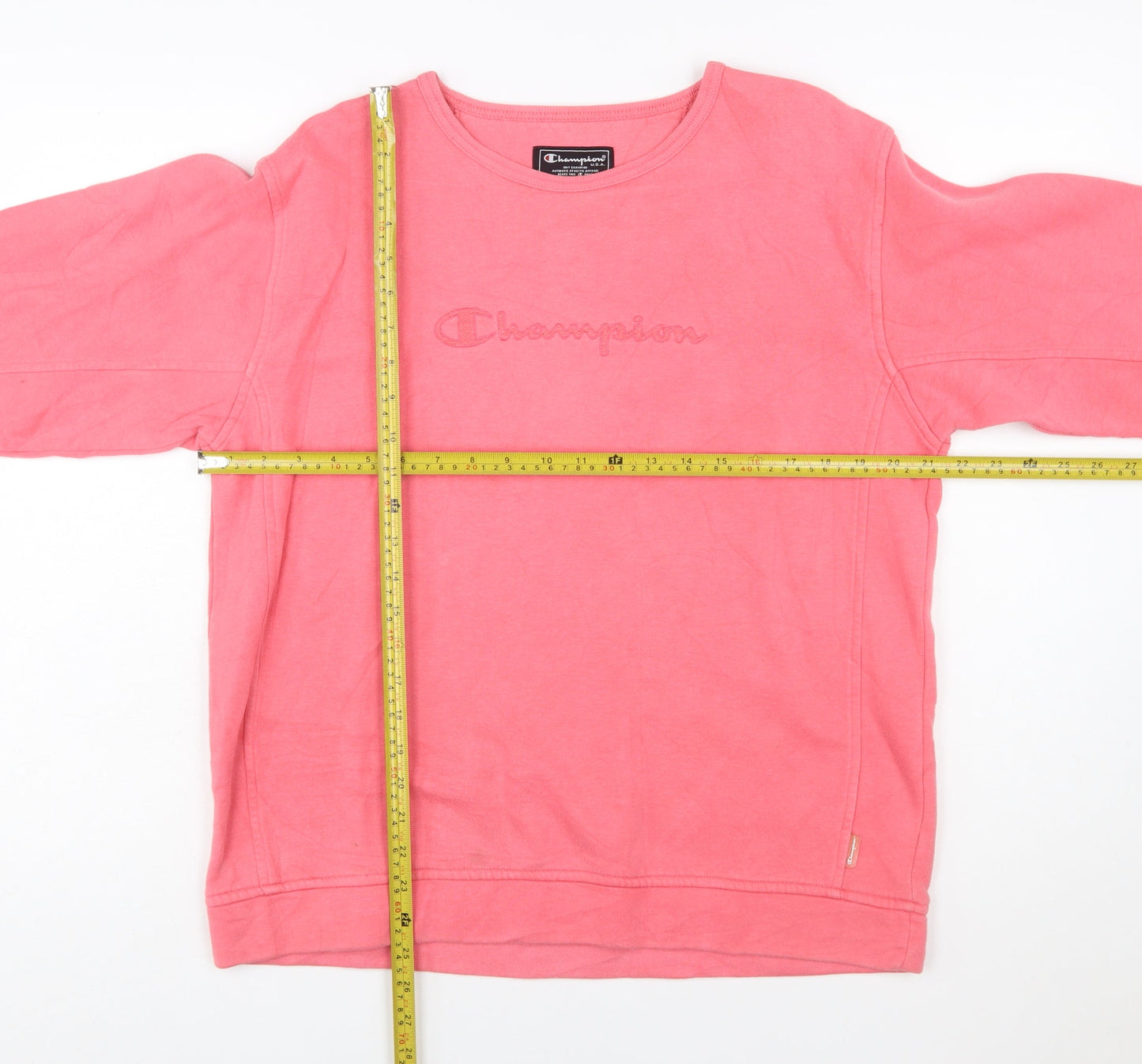 Champion Women’s Pink Crew Neck Pullover Sweatshirt Size M
