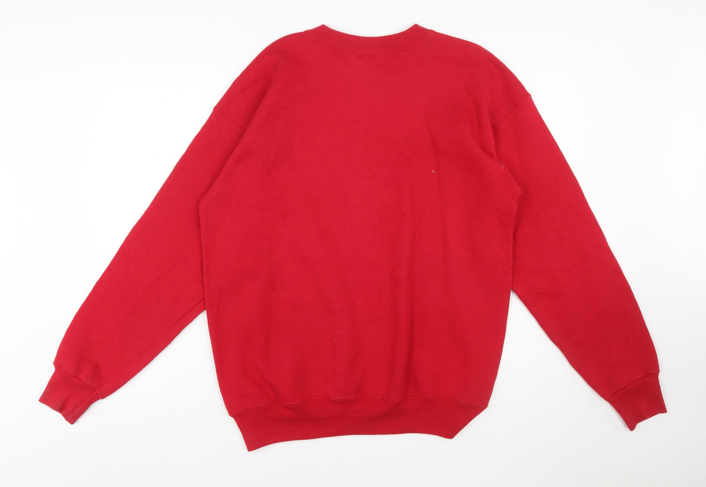 Lee Mens Red Las Vegas Hilton Logo Pullover Sweatshirt L
