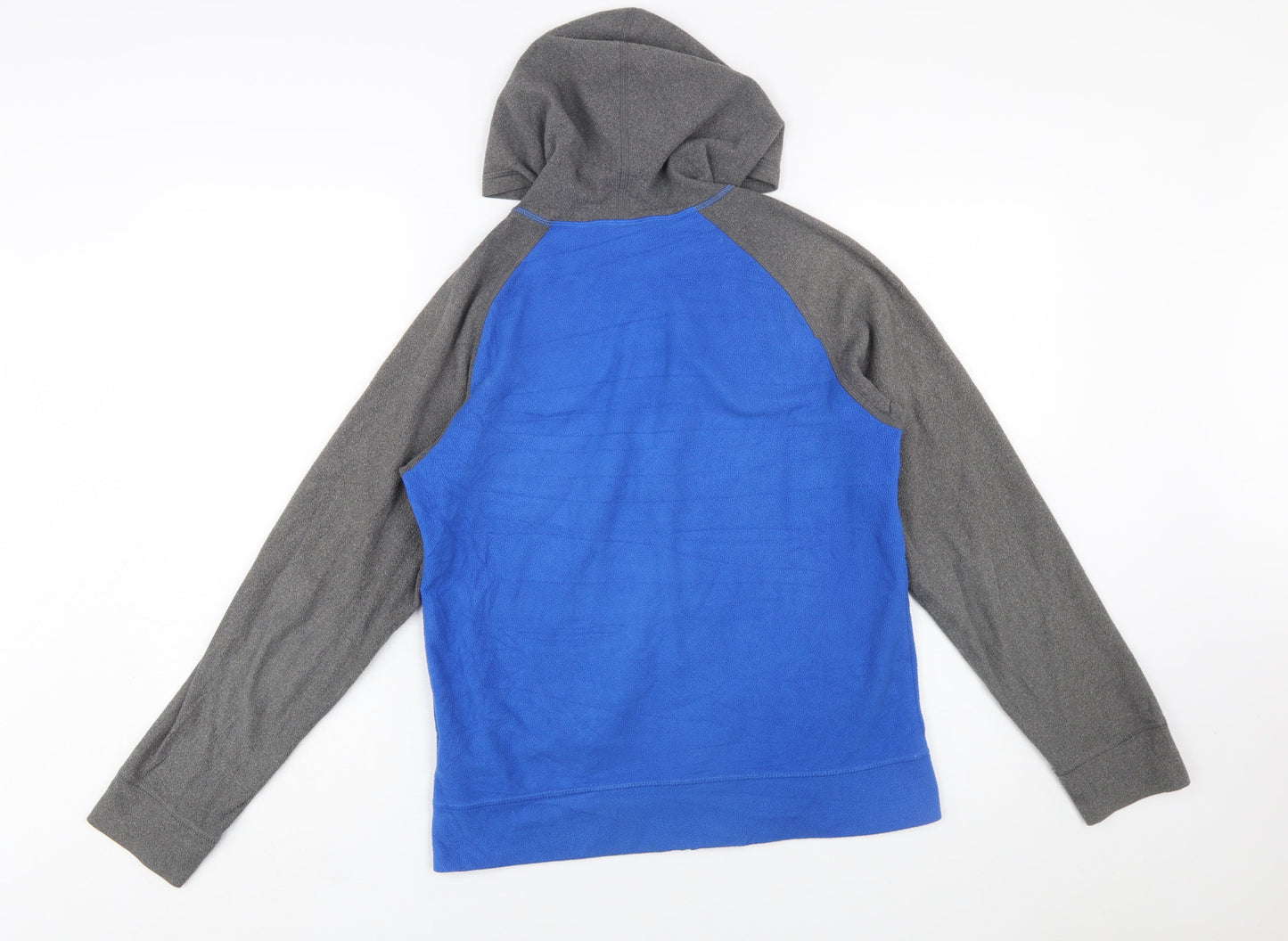 The North Face Boys Blue Grey Full Zip Fleece Hoodie 14-16 Years