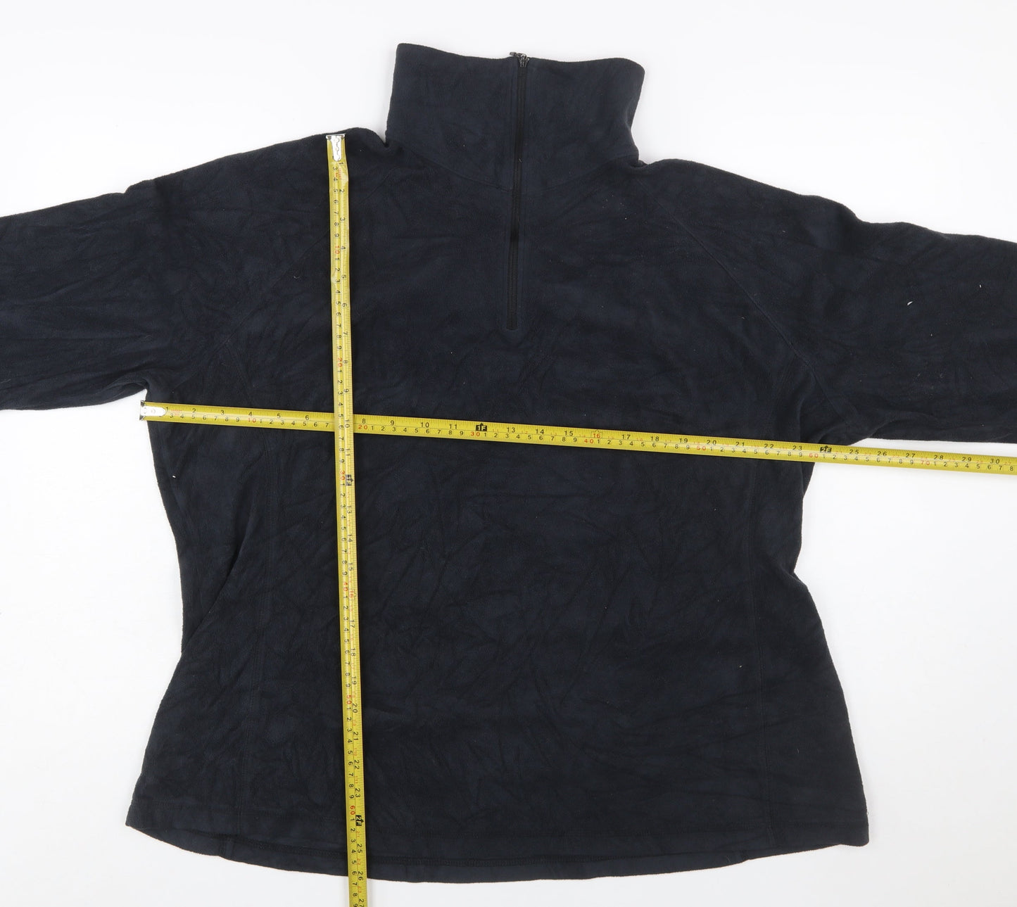 Columbia Men's Black 2XL Fleece 1/4 Zip Pullover Sweatshirt