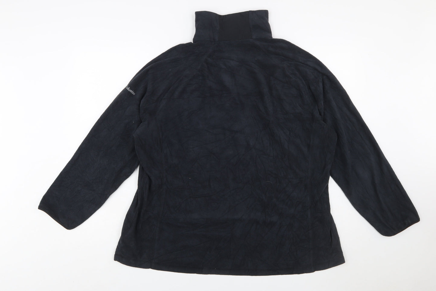 Columbia Men's Black 2XL Fleece 1/4 Zip Pullover Sweatshirt