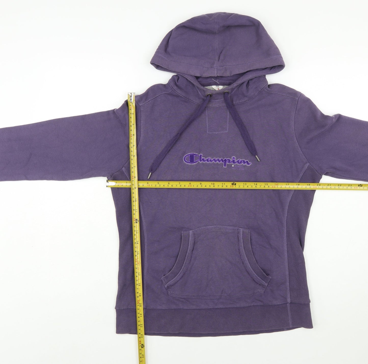 Champion Women's Purple Pullover Hoodie Size L Heritage Classics