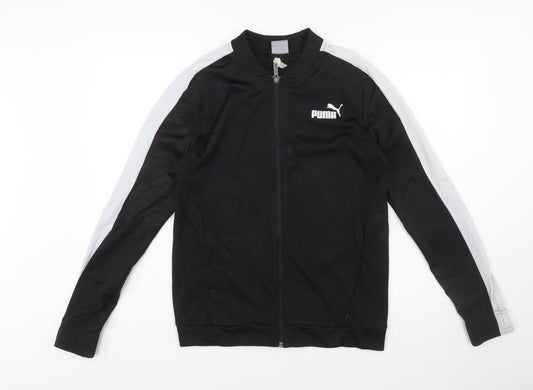 Puma Men's Black Full Zip Sports Sweatshirt Jacket Size S
