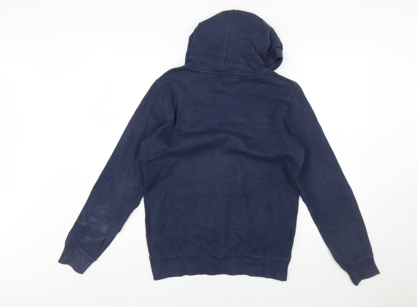 Champion Boys Navy Blue Pullover Hoodie 13-14 Years Logo Graphic XL