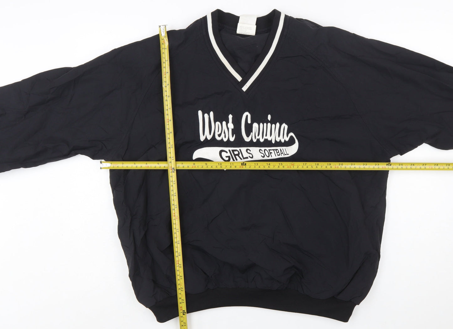 Rawlings Women's Black V-Neck Pullover Sweatshirt M West Covina Softball