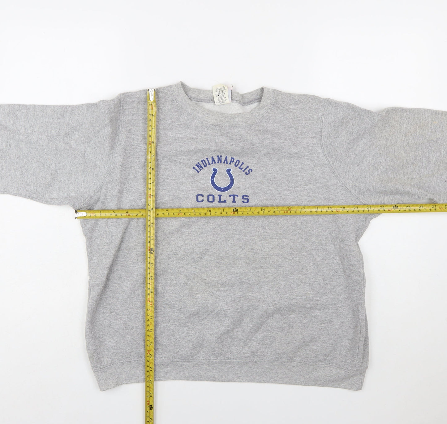 NFL For Her Grey Indianapolis Colts Women's XL Pullover Sweatshirt