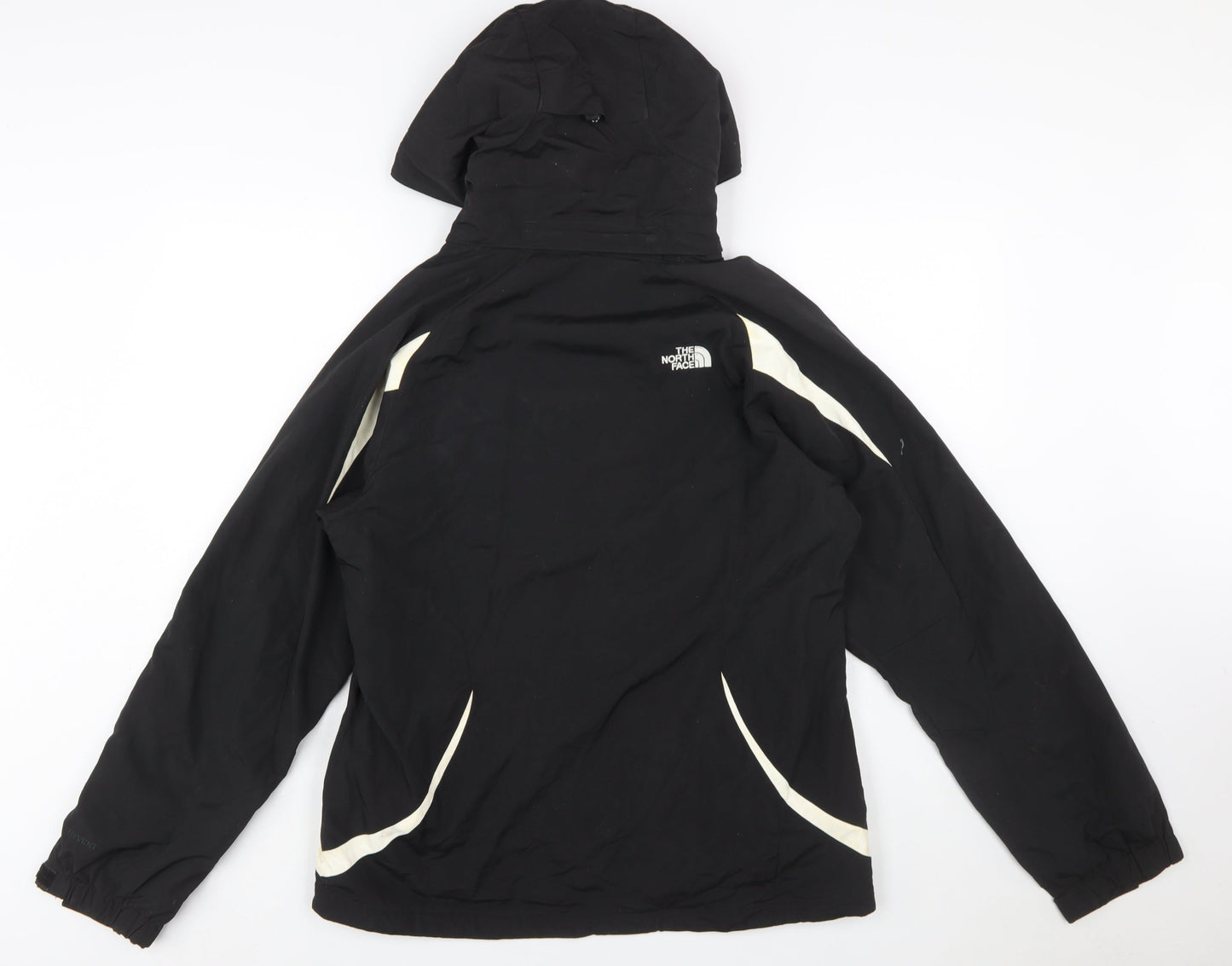 The North Face Womens Black M Ski Jacket Hooded Waterproof Mid-Length