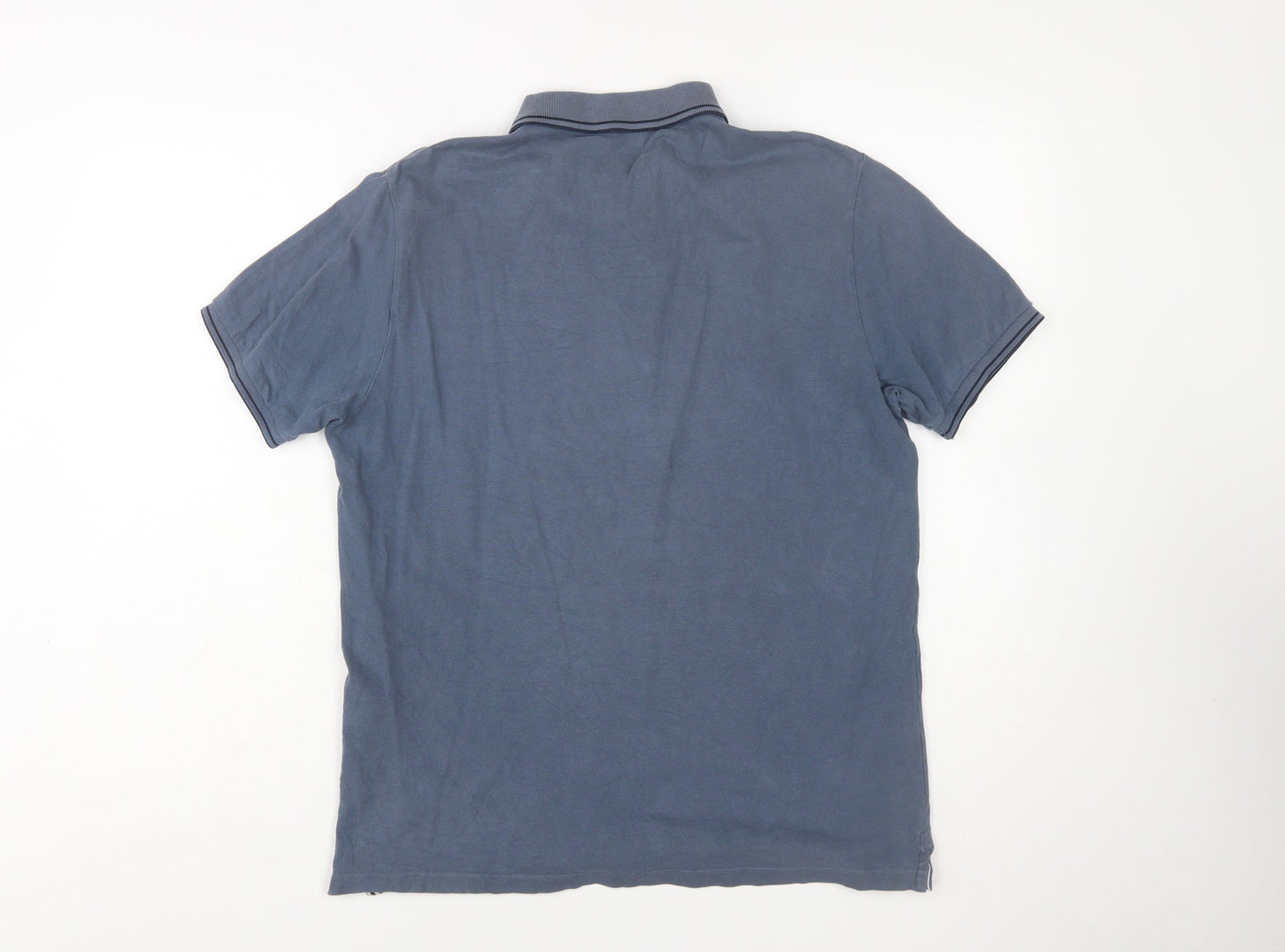 Stone Island Men’s Blue Slim Fit Polo Shirt Size L