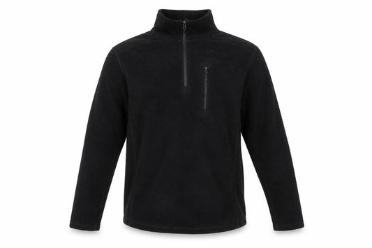 Condor Men's Black Fleece 1/4 Zip Pullover Sweatshirt Size L