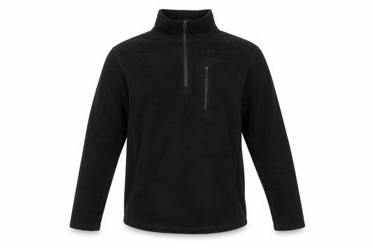 Condor Men's Black Fleece 1/4 Zip Pullover Sweatshirt Size L
