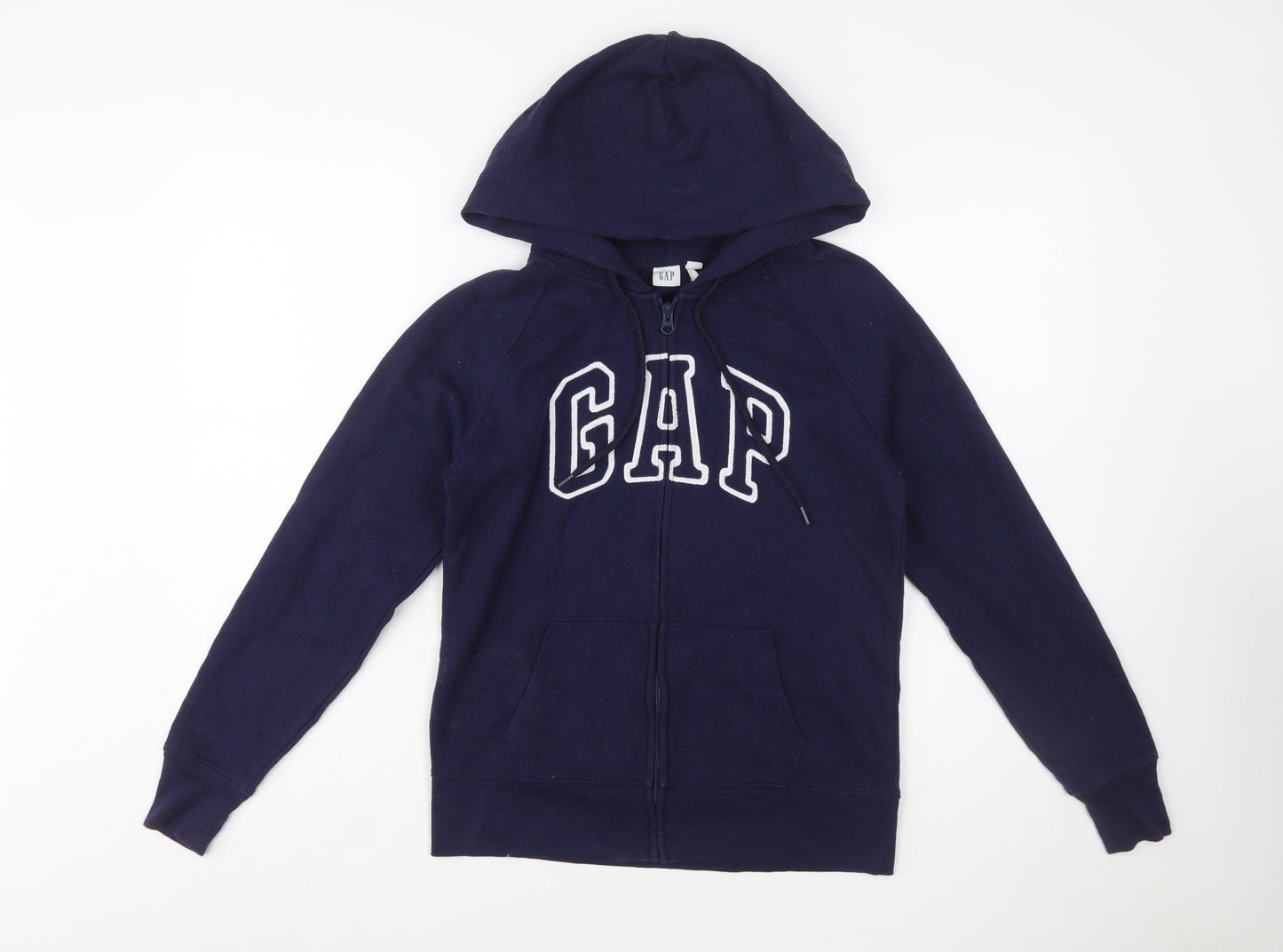 GAP Womens Navy Blue Full Zip Hoodie Small Classic Style