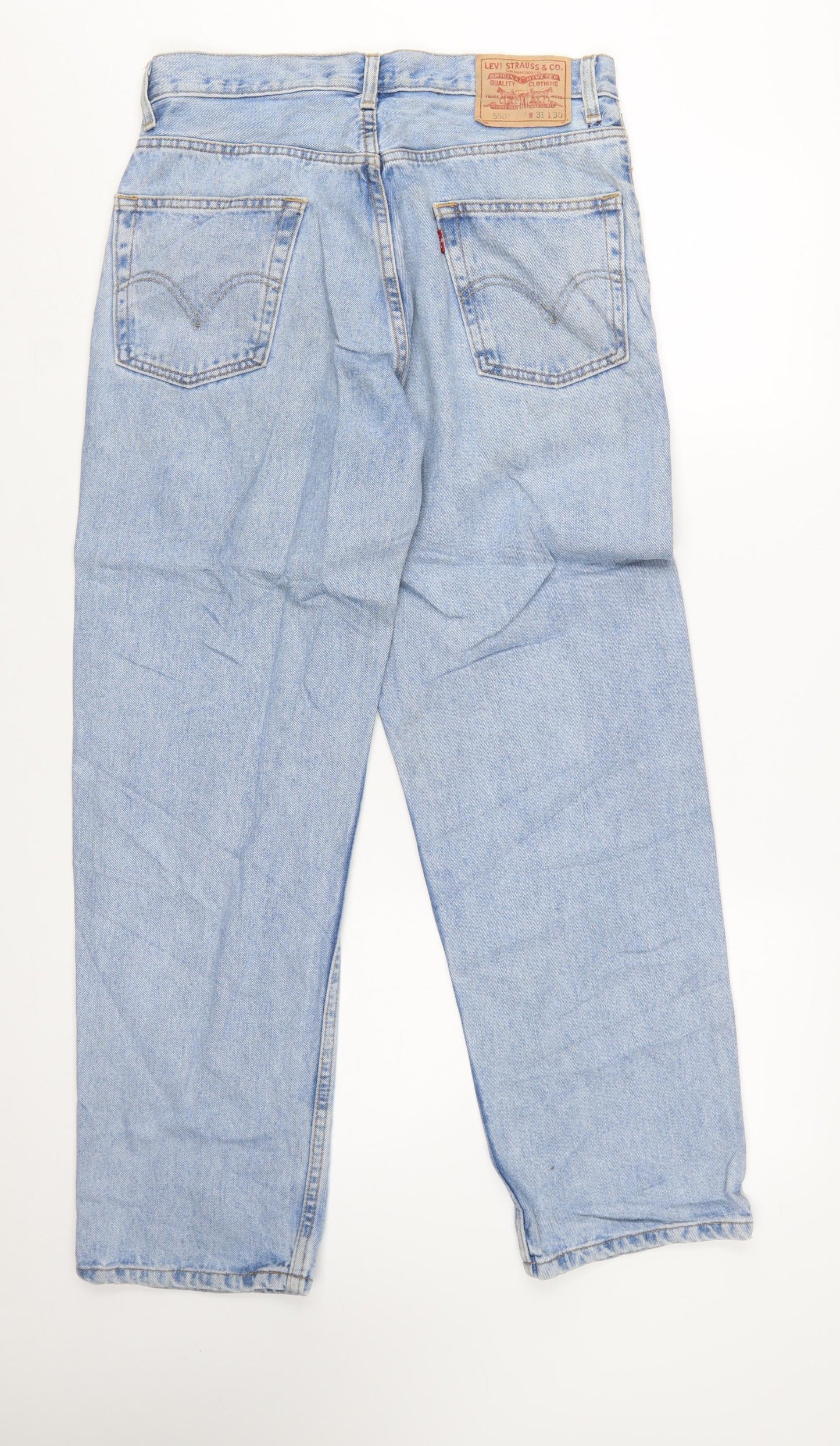 Levi's 550 Men's Blue Relaxed Fit Jeans W31 L30 Denim Classic
