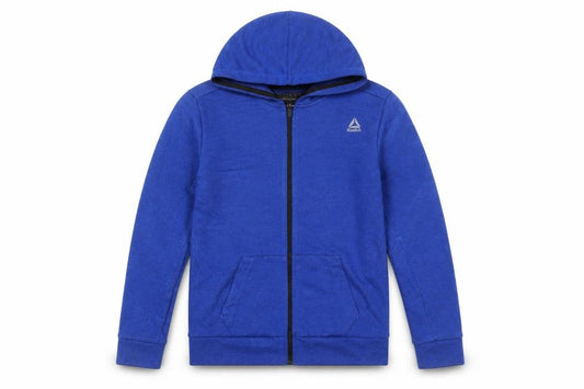 Reebok Men's Blue Full Zip Hoodie Size S Lightweight Sportswear
