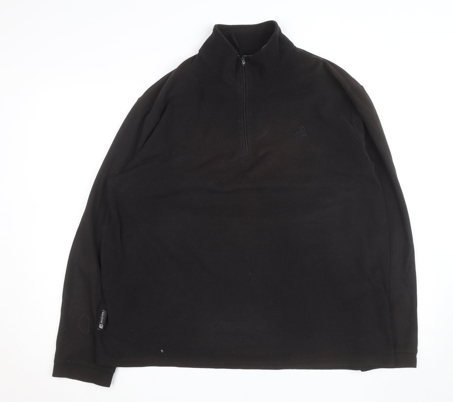 Mountain Essentials Men's Black XL Fleece 1/4 Zip Active Jacket