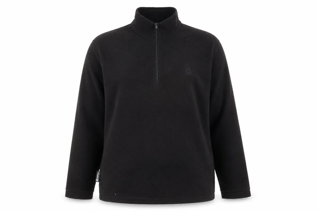 Mountain Essentials Men's Black XL Fleece 1/4 Zip Active Jacket